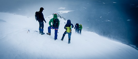 Z alpinci prvič v breg na sneg