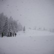 Snežena idila na Uskovnici v soboto 2. februarja
