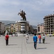 Za razliko od Slovencev so Makedonci sodeč po številnih kipih iz vseh obdobij zelo ponosni na svojo zgodovino.