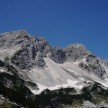 Vrh konte in Podrta gora s planine Za Migovcem