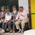 stari modreci v starem delu Kašgarja