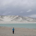 umetno jezero ob KKH na poti proti Kašgarju