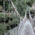 viseči most v Suprabesiju - kraj, kjer se prične in konča Langtang circuit treking
