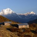 vrh Muldai in jutranji razgled na Dhaulagiri