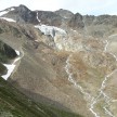 Začetek ledenika pod Wildspitze.
