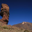 Los Roques in Teide v ozadju