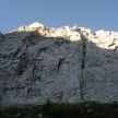 Najlepši in najstrmejši del Triglavske stene - zahodni del.